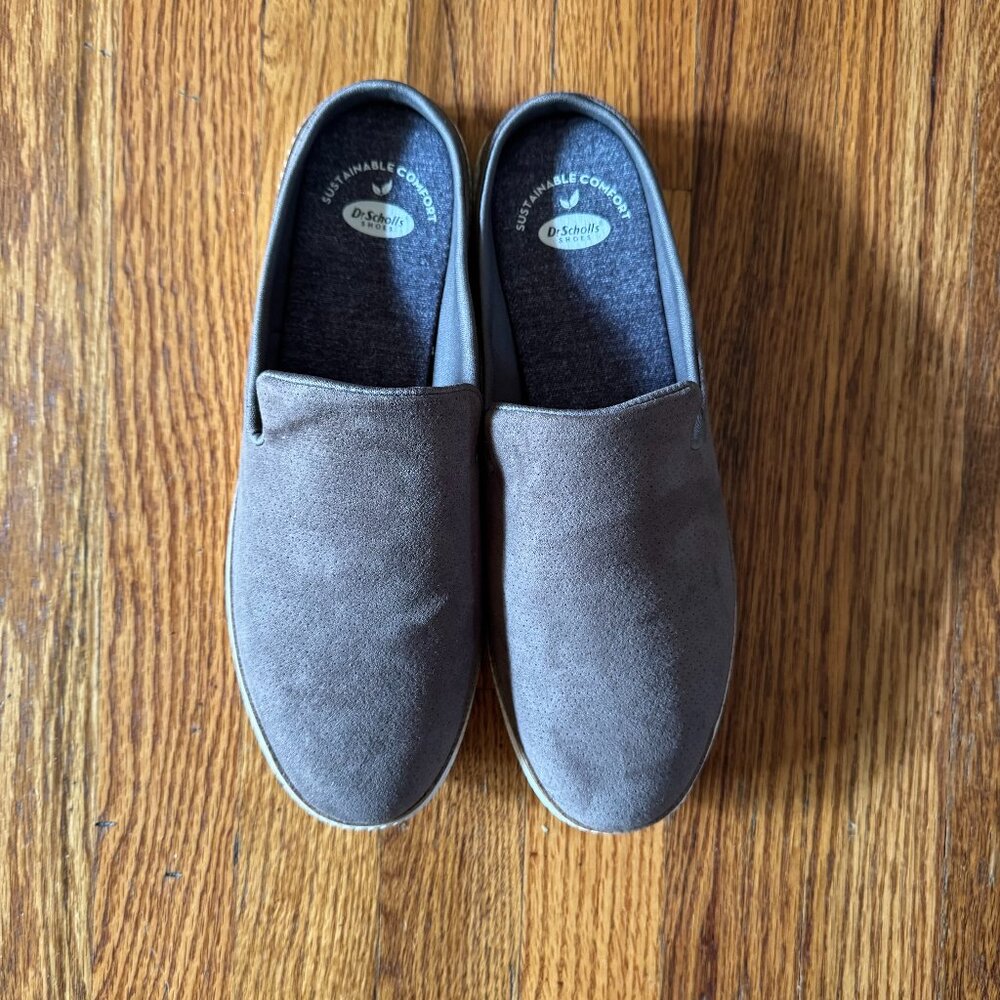 Dr. Scholl's slip on shoes. Gray. Size 9.